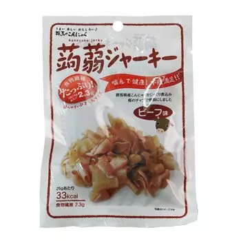 Kitage Kurobo Konnyaku Jerky Beef 20г x 10 пакетов (Пряный вкус)