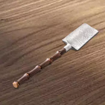 Китайская чайная ложка кунг-фу Чашаку Матча Ложка Ретро-ремесло Мерная церемония Style D