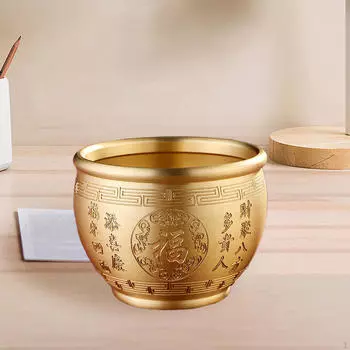 Китайская чаша сокровищ, центральный элемент для богатства, домашний декор, рог изобилия, предмет фэн-шуй, изучение Style B