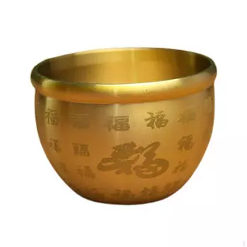 Китайская денежная банка, рог изобилия, латунный цилиндр удачи для домашнего офиса, декор, подарок на год StyleA