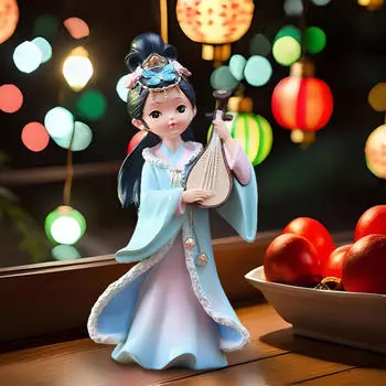 Китайская древняя статуя красоты, история знаменитой женщины, статуэтка, скульптура из смолы на день рождения Wang Zhaojun