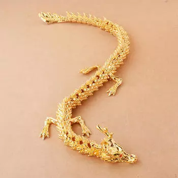 Китайская фигурка дракона для домашнего декора и подарка Silvery