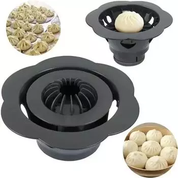 Китайская форма Baozi, сделай сам, форма для изготовления кондитерских изделий, пирогов, пельменей, кухонные пищевые гаджеты, инструмент для выпечки, кондитерских изделий, форма для изготовления лунного торта чёрный