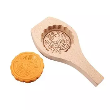 Китайская форма для печенья, форма для лунного пирога, деревянная модель для печенья, деревянная форма для выпечки, домашняя кухня, столовая, бар, кондитерские инструменты, сделай сам, цветок, лунный пирог