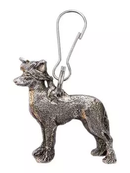 Китайская хохлатая собака, сделано в Англии Коллекция Art Dog Zip Pull
