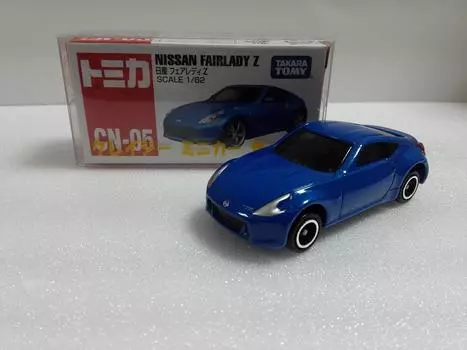 Китайская ограниченная серия Tomica Nissan Fairlady Z Crazy Mini Car Circle с чехлом CN-05