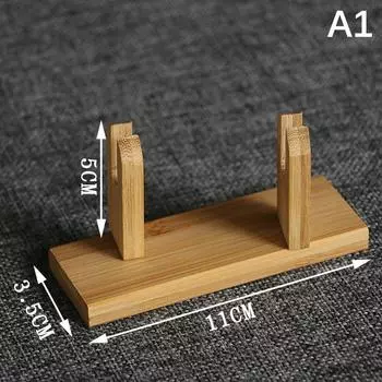 Китайская прочная бамбуковая складная подставка для ручного веера, складная подставка для ручного веера, держатель для украшения дома A1