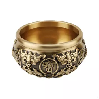 Китайская раковина Au, рог изобилия, держатель для узоров, настольная раковина для декора гостиной 7.5cm