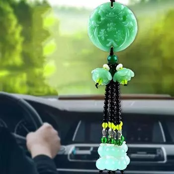 Китайская ручная работа цепочка для автомобиля подвеска этнический стиль украшение для салона автомобиля брелок для ключей style A