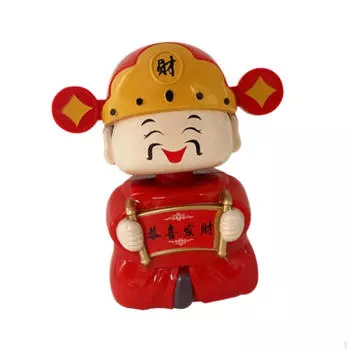 Китайская статуэтка бессмертного, украшение рабочего стола, декоративные поделки, скульптура фэншуй, бог богатства Style A