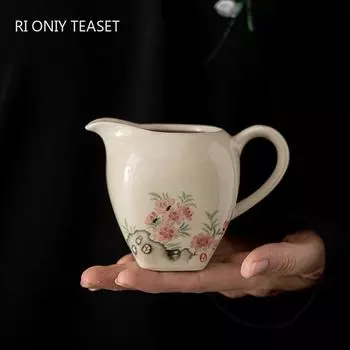 Китайская традиционная керамическая ярмарочная чашка Ча Хай с ручной росписью цветов фарфоровая чайная чашка Мастерская чашка чайный сервиз ручной работы аксессуары чайная утварь