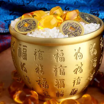 Китайская ваза для цветов Цветочные композиции Украшения Рисовый цилиндр Копилка Фортуна для Style A