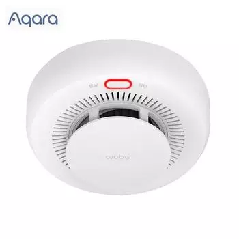 Китайская версия Aqara интеллектуальный дымовой извещатель ZigBee3.0 пожарная сигнализация монитор звуковая сигнализация домашняя безопасность приложение дистанционное управление Mijia Homekit