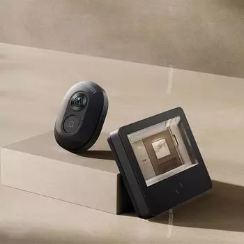 Китайская версия Xiaomi Smart Cat Eye 2 Wifi камера видеонаблюдения с двусторонней связью 3MP HD Image AI Human Detection Infrared Sensing камера безопасности