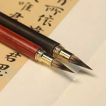 Китайские кисти Кисть для письма, масляная живопись, китайская каллиграфия, художественные принадлежности Red sandalwood