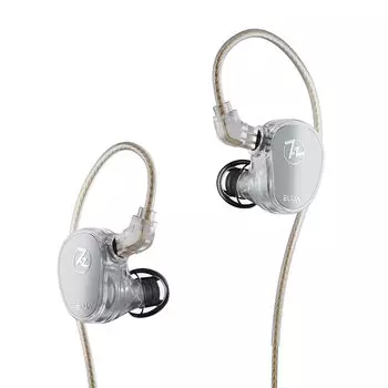 Китайские наушники Linsoul оснащены индивидуальным динамиком Elua, разработанным для аудиофилов. Два драйвера. Стабильный и надежный кабель обмена с двумя контактами.