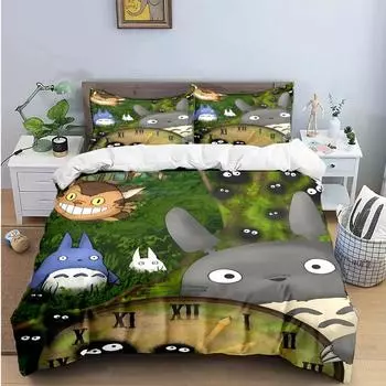 Китайские шиншиллы кошки мода аниме 3D принт комплект постельного белья пододеяльник одеяло кровать молодежь дети девочка мальчики подарок домашний текстиль 70x133cm 2pcs