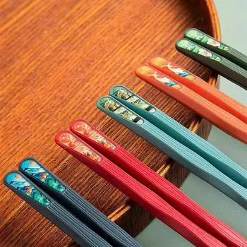Китайские традиционные палочки для еды Японские домашние палочки для еды Не подвержены плесени и сырости Украшение для удачи Воссоединение семьи