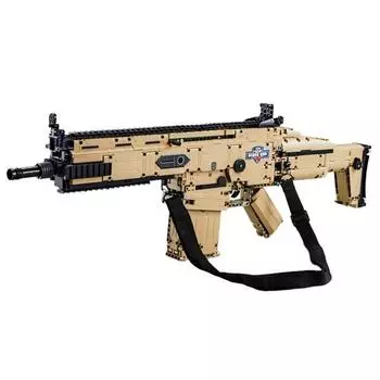 Китайский электрический блочный пистолет, совместимый с LEGO Technic SCAR-L, Frandy Toy (81021)