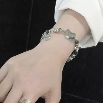 Китайский антикварный стиль ретро Pixiu бисерные браслеты нишевый дизайн усовершенствованный браслет парные ювелирные изделия аксессуары изысканные подарки one size