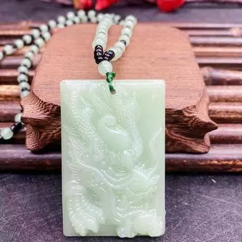 Китайский этнический стиль стеклянный ручной работы дракон кулон ожерелье амулет для женщин и мужчин счастливый подарок ювелирные изделия
