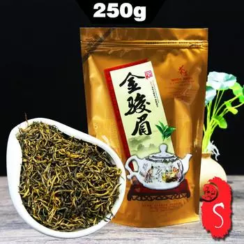 Китайский чай JinJunMei Teas Golden Eyebrow Wuyi Черный чай высокого качества 250г