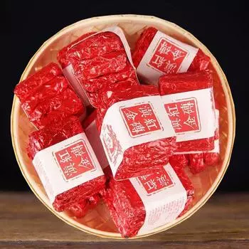 Китайский Юньнань Дянь Хун Золотой чай Кирпичный черный чай Дяньхун Кунгфу Черный чай 100г 100g