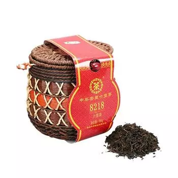 Китайский чай Liu Pao Tea 8218 Basket Wuzhou LiuBao Tea Черный темный чай 500г