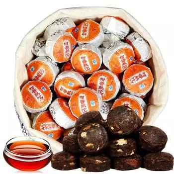 Китайский чай Синьхуэй Чэнь Пи с кожурой мандарина Шу пуэр Мини Туо Ча спелый чай пуэр 500г 2019 г. 500g