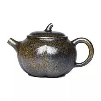 Китайский чайник Исин, фиолетовый глиняный горшок, наконечники для выжигания по дереву, цветочный горшок, горшок для дыни, чайник, чайный сервиз кунг-фу China