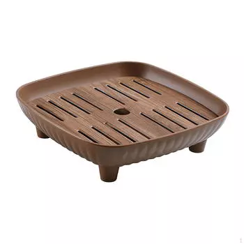 Китайский чайный поднос Gongfu, многофункциональный практичный подарок на новоселье, маленький традиционный Square