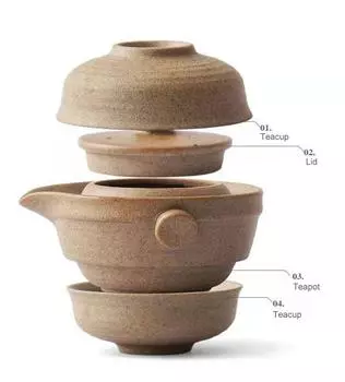 Китайский чайный сервиз кунг-фу, 1 чайник, 2 чашки, дорожные керамические чайные чашки для чайной посуды, уличные чайные чашки для чайной церемонии A