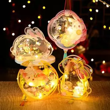 Китайский фонарик своими руками Праздник середины осени Фонарики Китайский Новый год украшение светодиодный ручной китайский светильник Рождественская подвесная лампа