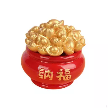 Китайский Год Автомобильная приборная панель Украшение Фигурка Элегантный Дом Style C
