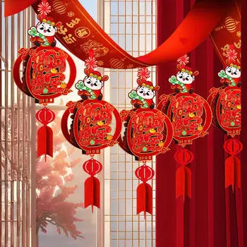 Китайский Год Баннер DIY Подвесной Флаг Домашний Декор Полый Подвесной Потолочный Украшения для Style B