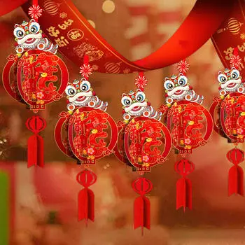 Китайский Год Баннер Потолочные Украшения Полый Подвесной Традиционный Змеиный Гирлянда для Style B