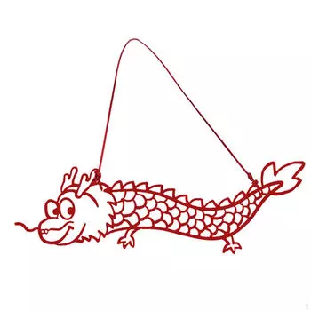 Китайский Год Дракона Подвесное Украшение Весенний Фестиваль Орнамент Традиционный Легкий