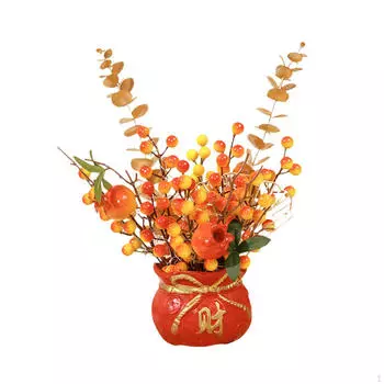 Китайский год фэн-шуй благословение сумка ваза декор благословенная статуэтка декоративное кашпо ручной работы Style A