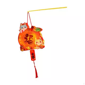 Китайский Год Фонарь DIY Незаконченный Ручной Мультфильм Светодиодный Дракон Украшение Style A