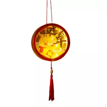 Китайский Год Фонарь Изготовление Дракона Фонарь, Сделай Сам Весенний Фестиваль Портативный для style B