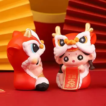 Китайский Год Кукла Фигурка Автомобильная Панель Скульптуры Центральный Элемент Украшения Подарок Весна Style A