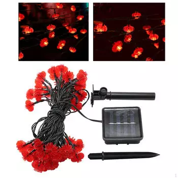 Китайский год на солнечных батареях 200 светодиодов декоративные для внутреннего и наружного оформления Chinese Knot