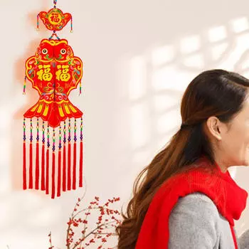 Китайский год, подвесное украшение, кулон, счастливая рыба, украшения, весенний фестиваль, декор для стены