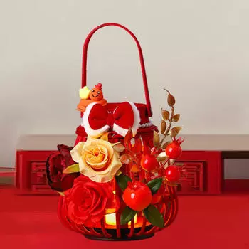 Китайский Год Ротанговый Фонарь DIY Материал Ручной Декор Ручной Работы Творческий Маленький Style A