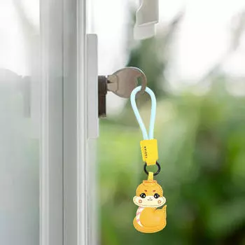 Китайский Год Змеи брелок для ключей автомобильный держатель для ключей сумка кошелек золотой