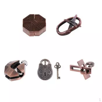 Китайский интеллектуальный замок головоломка тест IQ игрушки для детей взрослых и пожилых