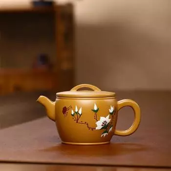 Китайский Исинский чайник, чистый ручной работы, Исинский глиняный чайник, домашний чайный горшок, один горшок, чайный сервиз кунг-фу Teapot-230ml