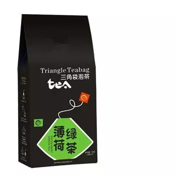 Китайский известный органический натуральный чай для здоровья, зеленый чайный набор, мятный чай в пакетиках 3 г*15 пакетиков