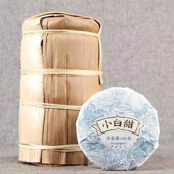 Китайский Юньнаньский белый чай 2021 года Little White Sweet Белый чай с древней горы Высокого дерева, мини-чайный торт, 100 г