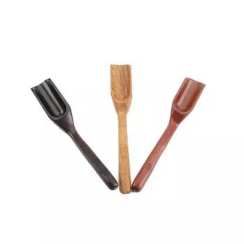 Китайский конфу деревянный бамбук ретро стиль натуральный чайный совок изящная ложка портативная чайная ложка чайные принадлежности